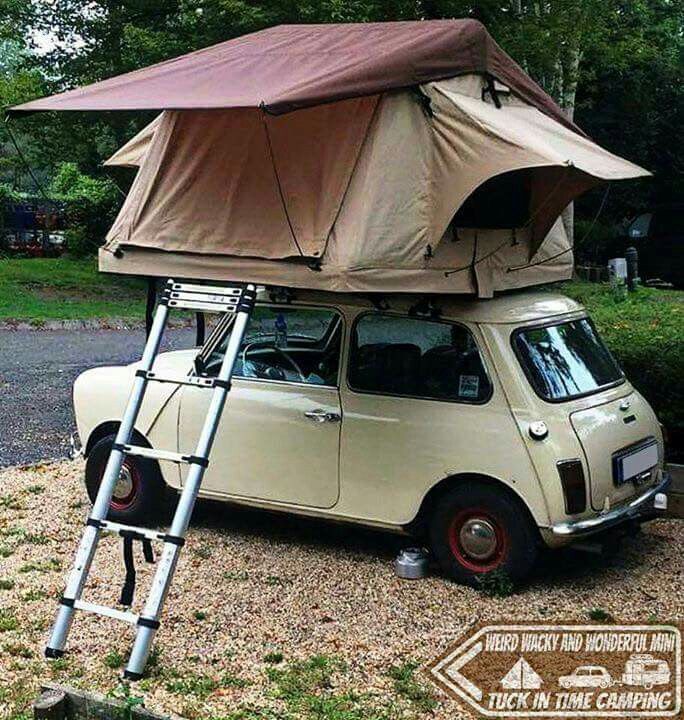 One of the earliest Rooftop camping vehicles